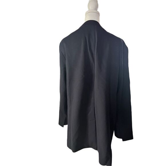 Spanx Women's Black Perfect Collarless Single Breasted Blazer Size 1X - Picture 2 of 6